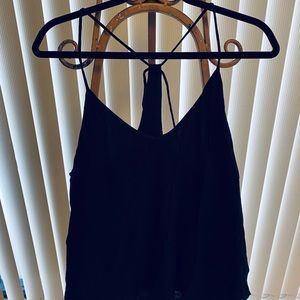 Strappy Black Top